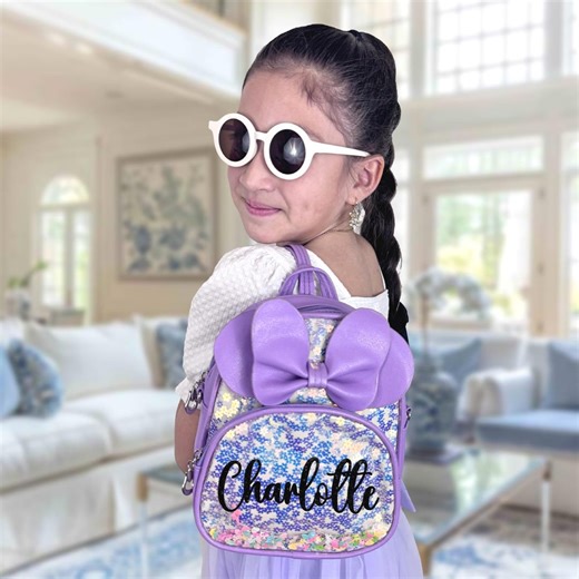 Personalized Disney Minnie Backpack | Disney Vacation Bag | Custom Disney Bag | Disney Surprise Reveal | Gift for Girl | Easter Basket - Etsy