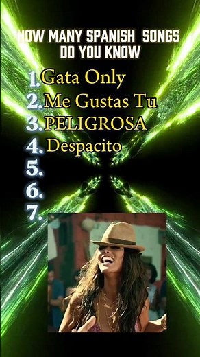 How Many Spanish Songs Do You Know