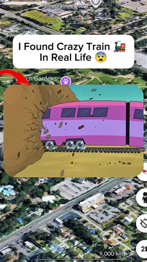 "Google Earth is hiding this Crazy Train... 🚂🚫 #shorts"#googleearth #viralvideo