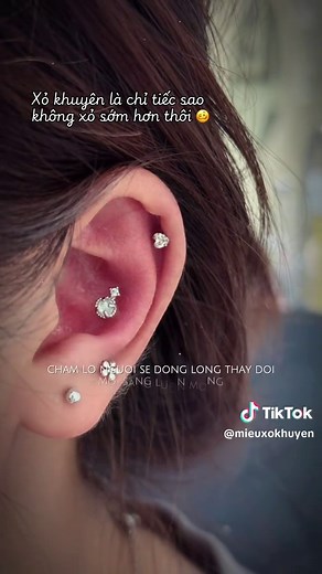 Xỏ khuyên đẹp cho nữ — ý tưởng và phong cách xỏ khuyên tai