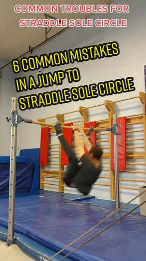 Errores comunes en la técnica de salto a straddle sole circle