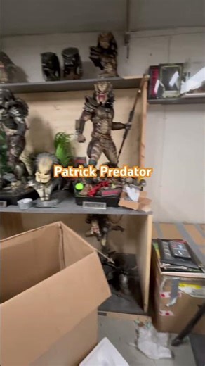 Predator collection museum!! Must see! Setting up the basic layout! Predator props! Predator statues