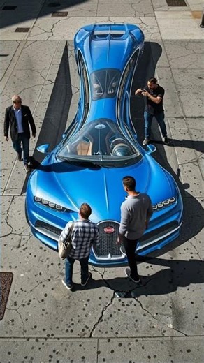 Mind Blowing Bugatti Sticker Illusion Is That a Car or Just a Trick! 😲 #shorts