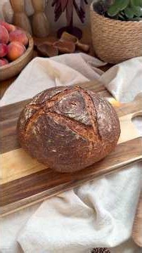 Rye Sourdough Bread 🌾 Amazing flavor and aroma 🤗 #sourdoughbaking