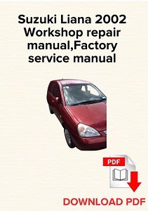 Suzuki Liana 2002 Workshop Repair Manual, Maintenance, Factory Service Manual - Etsy Australia