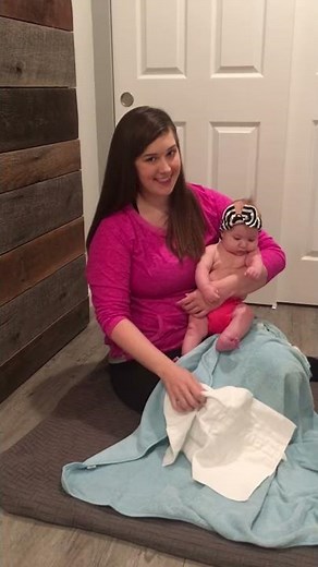 Prefold Diaper Tricks (Best Burp Cloth)