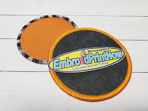 2.50" Faux Merrow Round Patch Border: Digital Embroidery Files (DST, EXP, PES) - Etsy