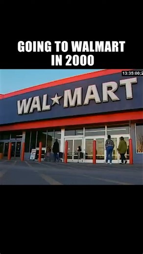 Going to Walmart in 2000 | #walmart #2000 #2000s #nostalgia #shorts
