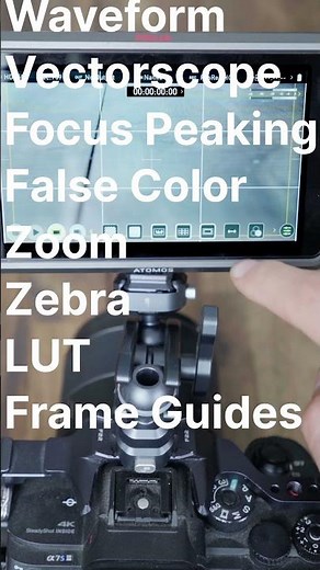 ATOMOS Ninja V+ Monitoring Features (Waveform, Vestorscope, LUT,...)