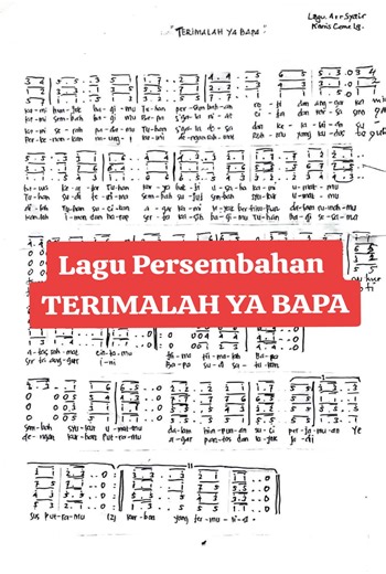 Lagu Persembahan TERIMALAH YA BAPA - Pelayanan Gereja Kristen Katolik