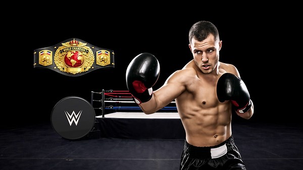 Boxing Victory — UI Motion & 3D Animation