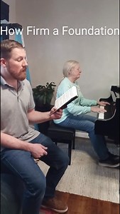 Tim came to tune the piano and did some singing for us and we enjoyed having him. He didn't seem to mind that my living room was in disarray from painting the day before. Listen to his beautiful voice. | Gospel Piano with Denise