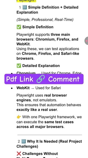 Playwright Interview Questions