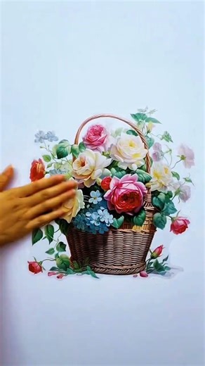 Budget-Friendly Wall Makeover 🌺 Flower Basket Design!