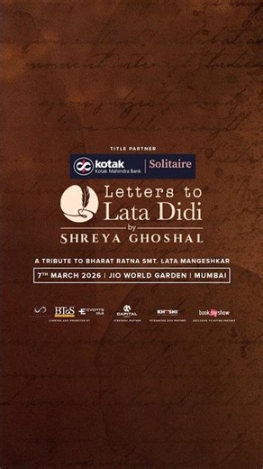 Letters to Lata Didi by Shreya Ghoshal