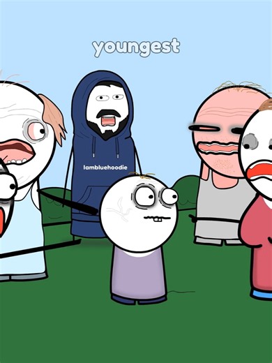 why It sucks to be born as youngest in family #iambluehoodie #youngestinfamily #foryoupage #factsviral #whyitsucksto