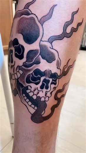 How To Tattoo | Tattoo Yourself | Real Time Tattoo | Tattoo Tip | Tattoo Timelapse | Tattoo Shading