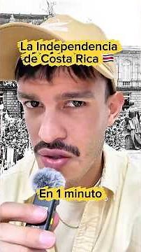 Costa Rica's Independence in 1 minute 🇨🇷 #costarica #historyofcostarica #september15
