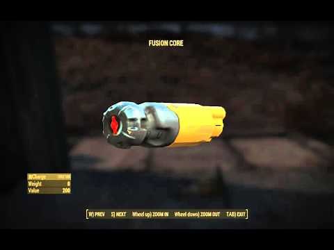Fallout 4 unlimited Fusion Cores for power armor (console commands)