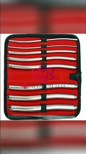Hegar Dilator Urethral Uterine Sounds Surgical Instruments 8 PCs Set CE 750 gmContact +923417330036
