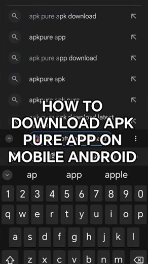 HOW TO DOWNLOAD APK PURE ON ANDROID MOBILE