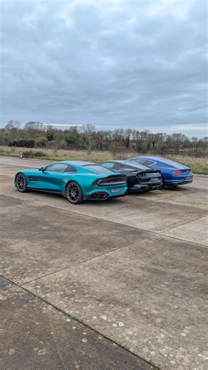 It's a V12 showdown! Aston Martin Vanquish vs Ferrari 812 Superfast vs Bentley Continental GT Speed! | carwow