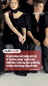2.2M views · 7.3K reactions | Đi xem show mà tưởng anh chị đi “đọ kim cương” ai giàu hơn. CĐM dòm 2 bàn tay của Lý Nhã Kỳ và Đàm Vĩnh Hưng cũng đủ hiểu…. #MultiMediaJSC #DoLongxMultiMediaJsc #EmergeFashionShow2025 #DoLongFashionShow2025 #MultiNetwork | Vietnam's Next Top Model TV Show | Facebook