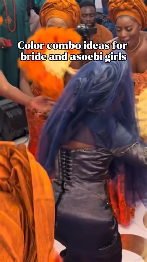 Creative Sea Green Asoebi Color Combinations