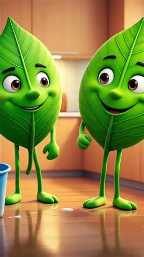 2. 🌿 The Clean LeafStory: Prompt:Copy codetwo cute leaf characters cleaning #cocopommel #ocmaker