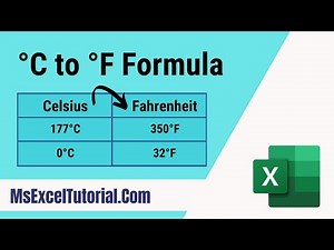 Formula to Convert Celsius to Fahrenheit