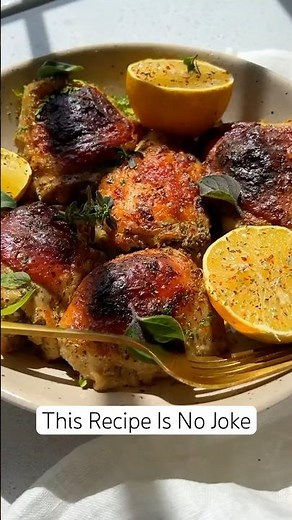 TENDER + JUICY #Lemon #Yogurt #Chicken 🍋🔥 Ridiculously EASY to prep! #shorts #shortscooking