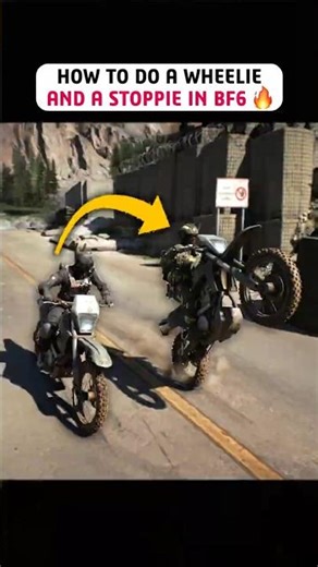 How To Do a WHEELIE With The Dirt Bike in BF6 🔥 #battlefield6 #battlefield #bf6 #dirtbike #wheelie