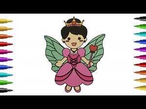 How to draw a fairy || easy fairy drawing || easy fairy drawing step by step