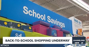 Back-to-school shopping underway