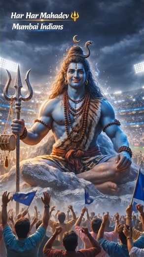 Mahadev 🔱 x Mumbai Indians Anthem | Bhakti + Cricket Mashup | IPL Status 2026 #youtubeshorts #viral