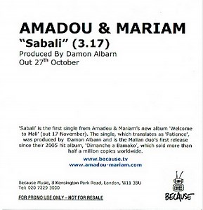 Amadou & Mariam - Sabali