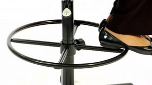 Flash Furniture Fabric Adjustable Height Ergonomic Drafting Chair in Gray BT659GRY