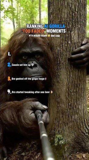 Ranking the Wildest AI Gorilla Clips on the Internet 🦍🔥