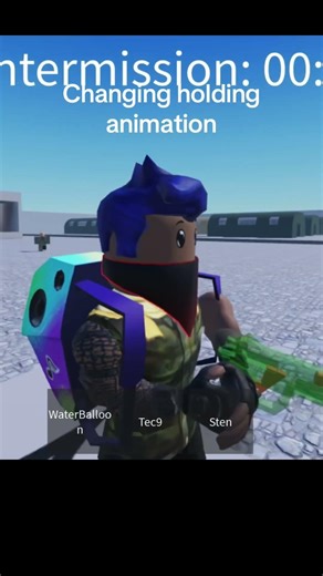 Changing the holding animation