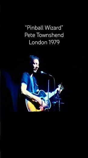 "Pinball Wizard" Pete Townshend Live in London 1979