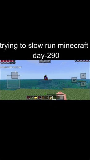 trying to slow run minecraft | day-290