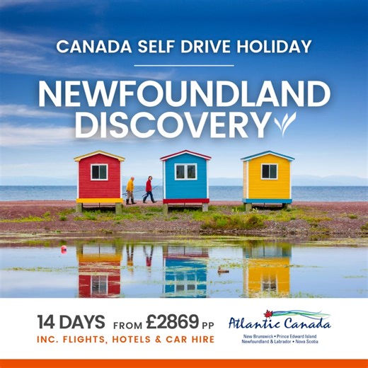 Enjoy a superb tour of beautiful Newfoundland and Labrador, taking you from St. John’s to the UNESCO World Heritage site, Gros Morne National Park. From whale watching to iceberg spotting, you'll discover what makes this place so special. 🐋 | Freedom Destinations