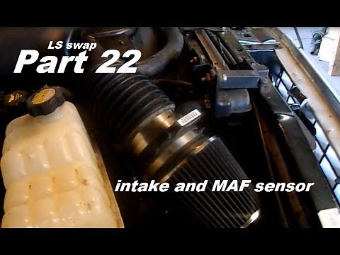 72 Chevy LS swap part 22 - intake and MAF sensor