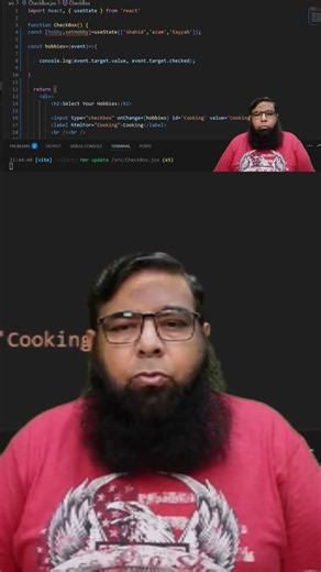 React Checkbox onChange| ReactJS Tutorial Part 23 #programming #coding #education #reactjs #skills