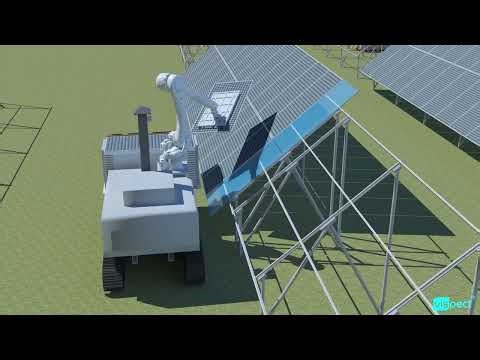 Vispect Solar Panel Installation Robot | Solar Automation
