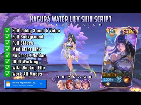 Kagura Annual Starlight — Water Lily Skin Script Full Effect | Latest Patch