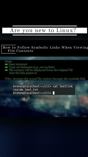 🐧 How to Follow Symbolic Links When Viewing File Contents 🐧
