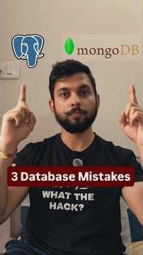 Stop Using MongoDB for Everything (Here's the Real Trade-off) #shorts #mongodb #architecture