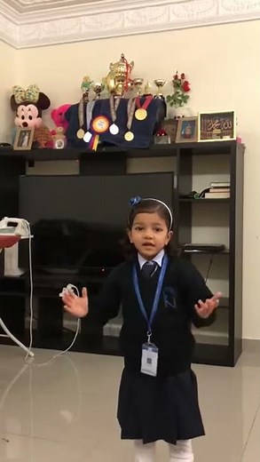 First prize winning poem recitation competition for kids