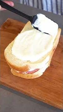 Easy bread recipe! The best breakfast! How to make Croque Monsieur #Cooking #Bread #Kenko Ko